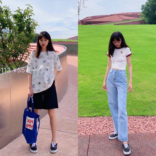 合适初中女学生穿的衣服夏装,学生党夏天暑假合适穿什么衣服