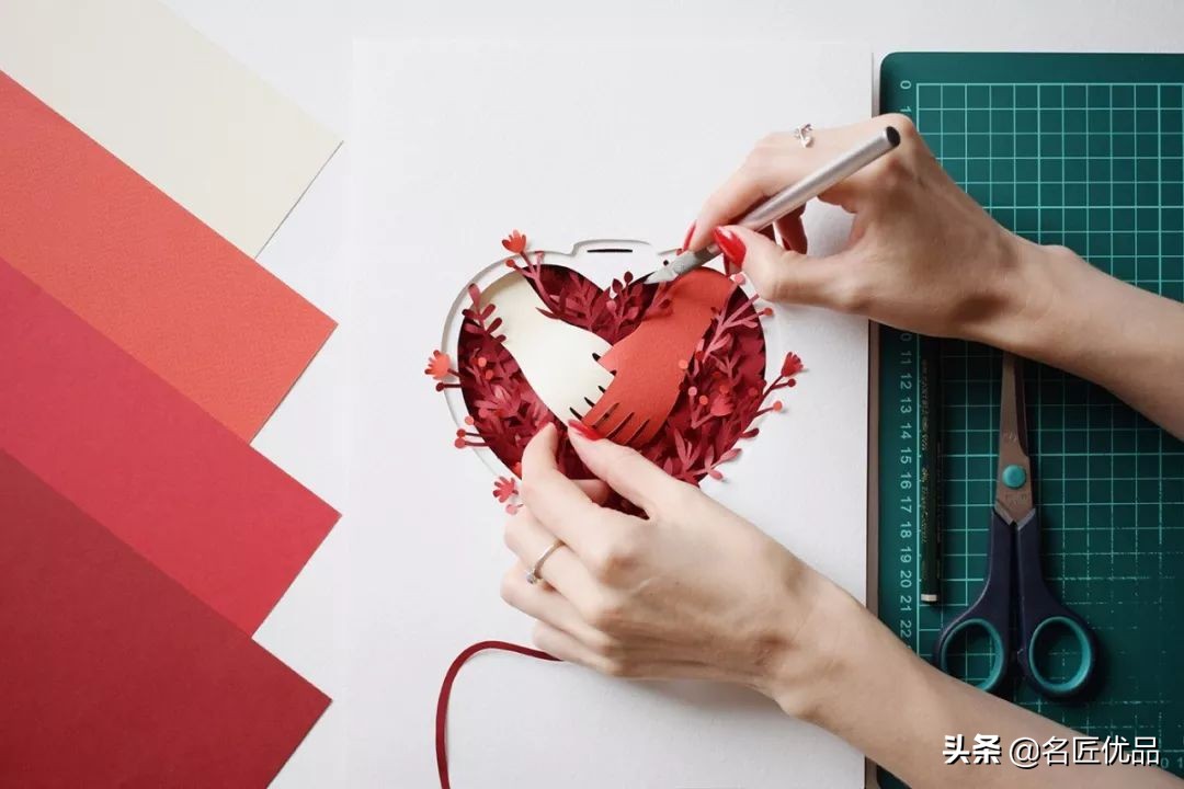 合适做多层立体纸雕的图,屋子半立体纸雕