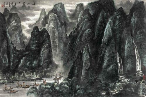 一幅绝美的水墨画,十大绝美水墨山水画