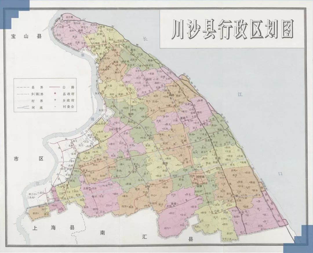 上海市版图演变全过程,上海市区行政地图变迁