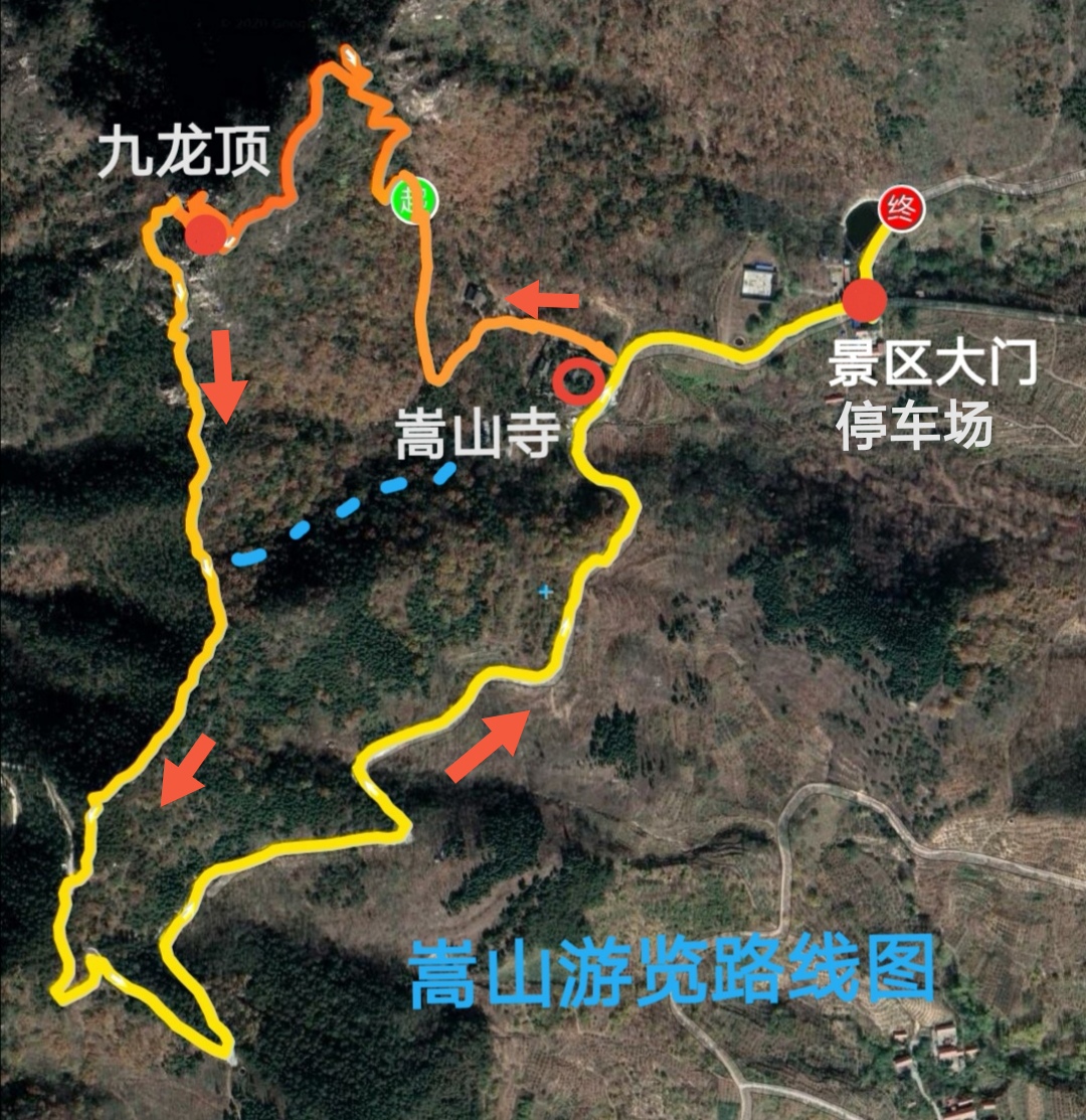 小华山免费爬山攻略,齐鲁嵩山漂亮
