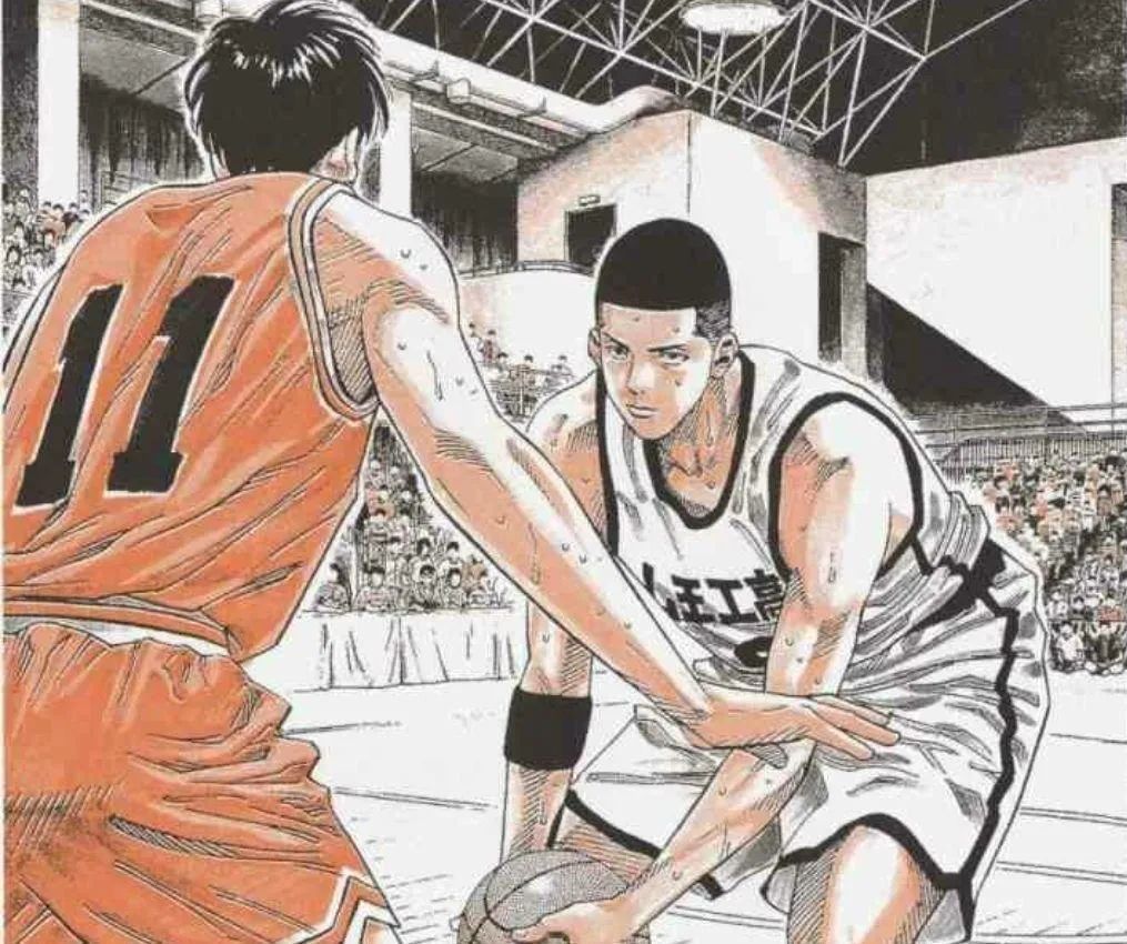 灌篮高手同人漫画一决高下,灌篮高手最后的大结局