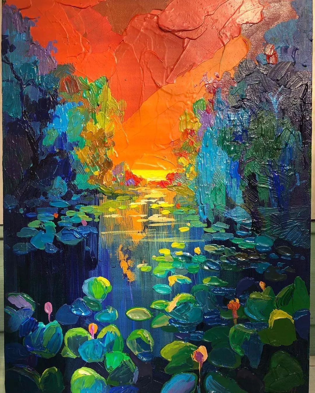 简单又有艺术感的油画怎么画,油画风景细节怎么画