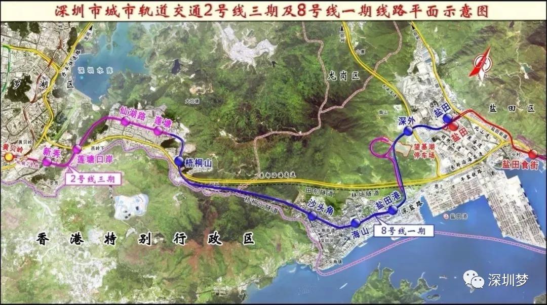 ​最新深圳地铁线路开通：2、3、4、6、8、9、10、12、13、1416