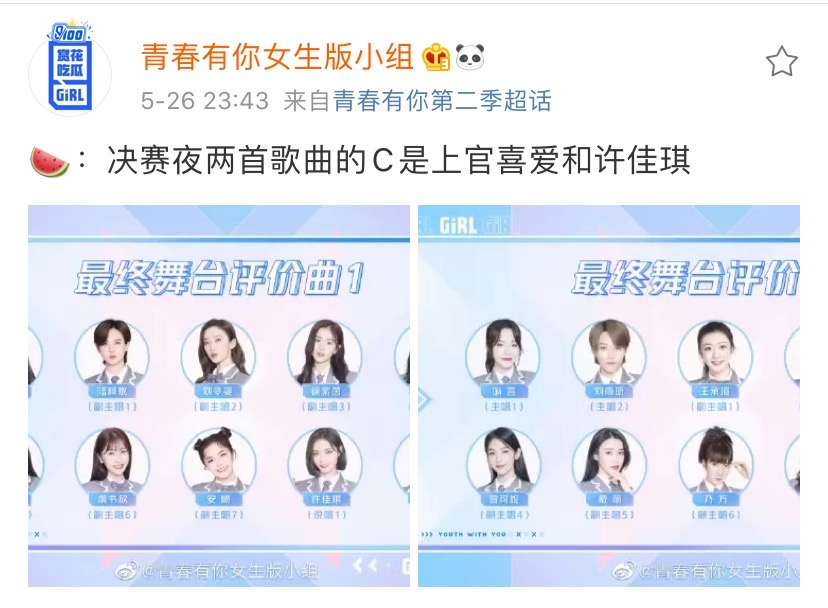 青你2刘雨昕c位断层,青你2最终舞台完全版直播