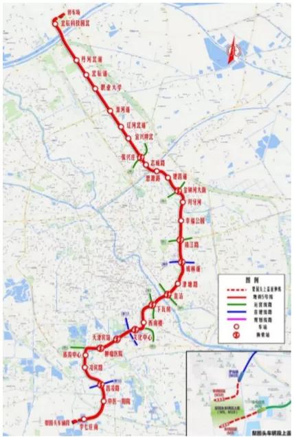 天津地铁13号线南丰路勘探进度,天津地铁13号线站点全程路线图