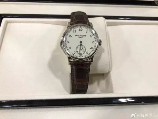 带百达翡丽过海关被抓,百达翡丽被海关没收