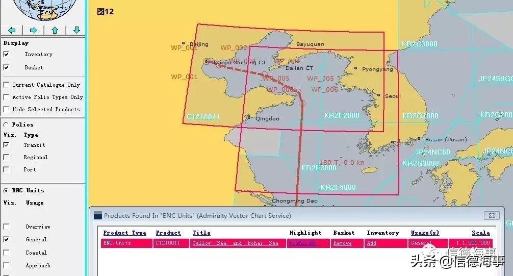 国内航行船舶如何选纸质海图,enc海图