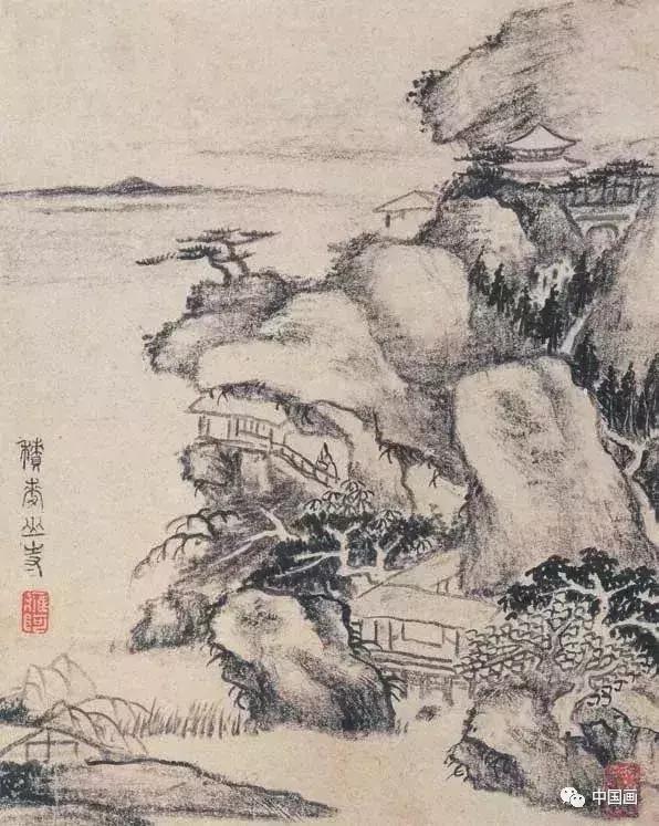 枯笔讲解,赏析枯笔