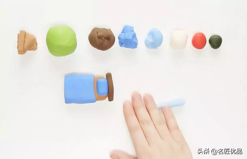 好玩又好看的粘土手工,简单的国庆粘土手工方案