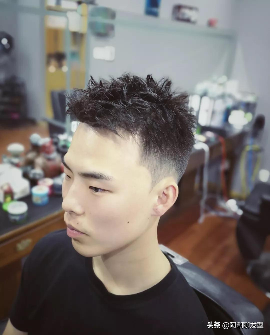 夏天合适胖胖的男生短发型免打理,3款清爽显帅气的男士短发造型