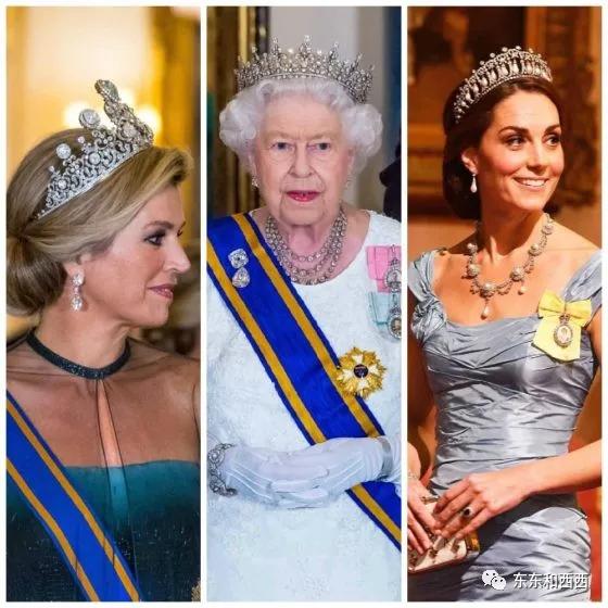 盘点英国女王戴过的王冠,英国女王和凯特戴同样的珠宝