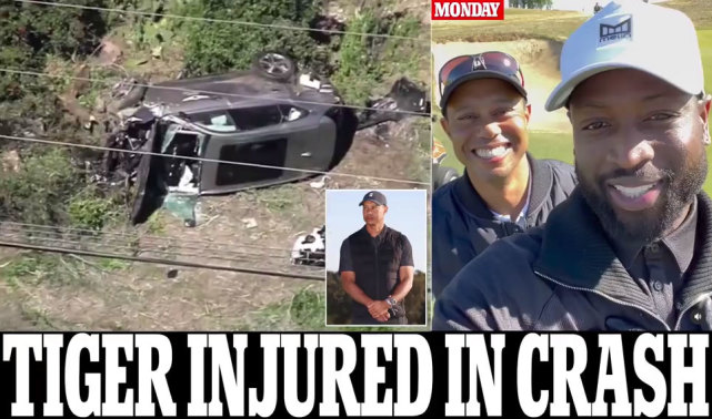 老虎伍兹遇车祸，腿受伤严重需手术，天才高尔夫球手曾因醉驾被捕
