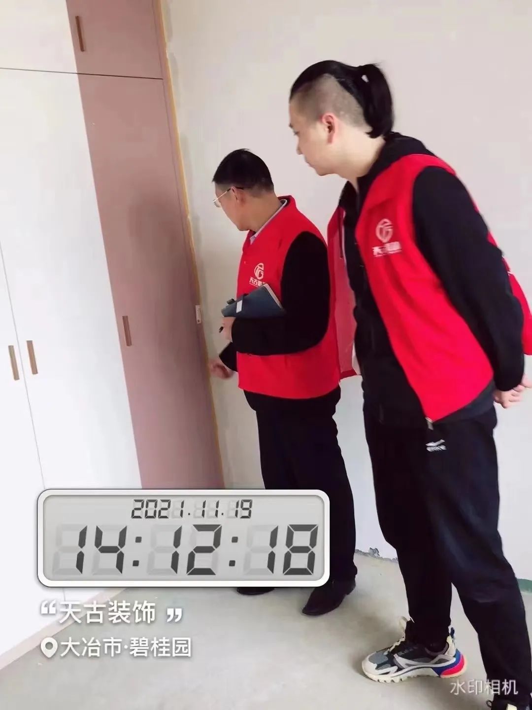 大冶天古装饰定期工地巡检｜品质家装，不负所托