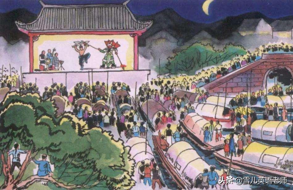 社戏课文八年级下册讲解内容清晰,八年级下册语文社戏知识点