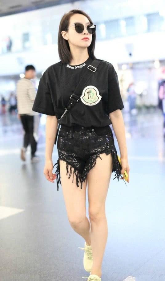 宋茜等明星都爱搭配的高腰裤,宋茜同款束腿裤