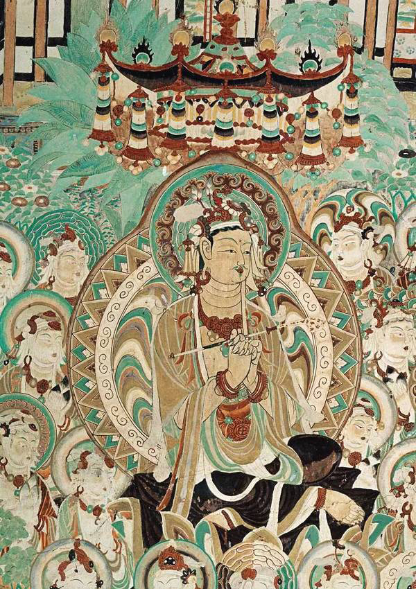 敦煌壁画肌理模仿,敦煌飞天壁画不褪色之谜