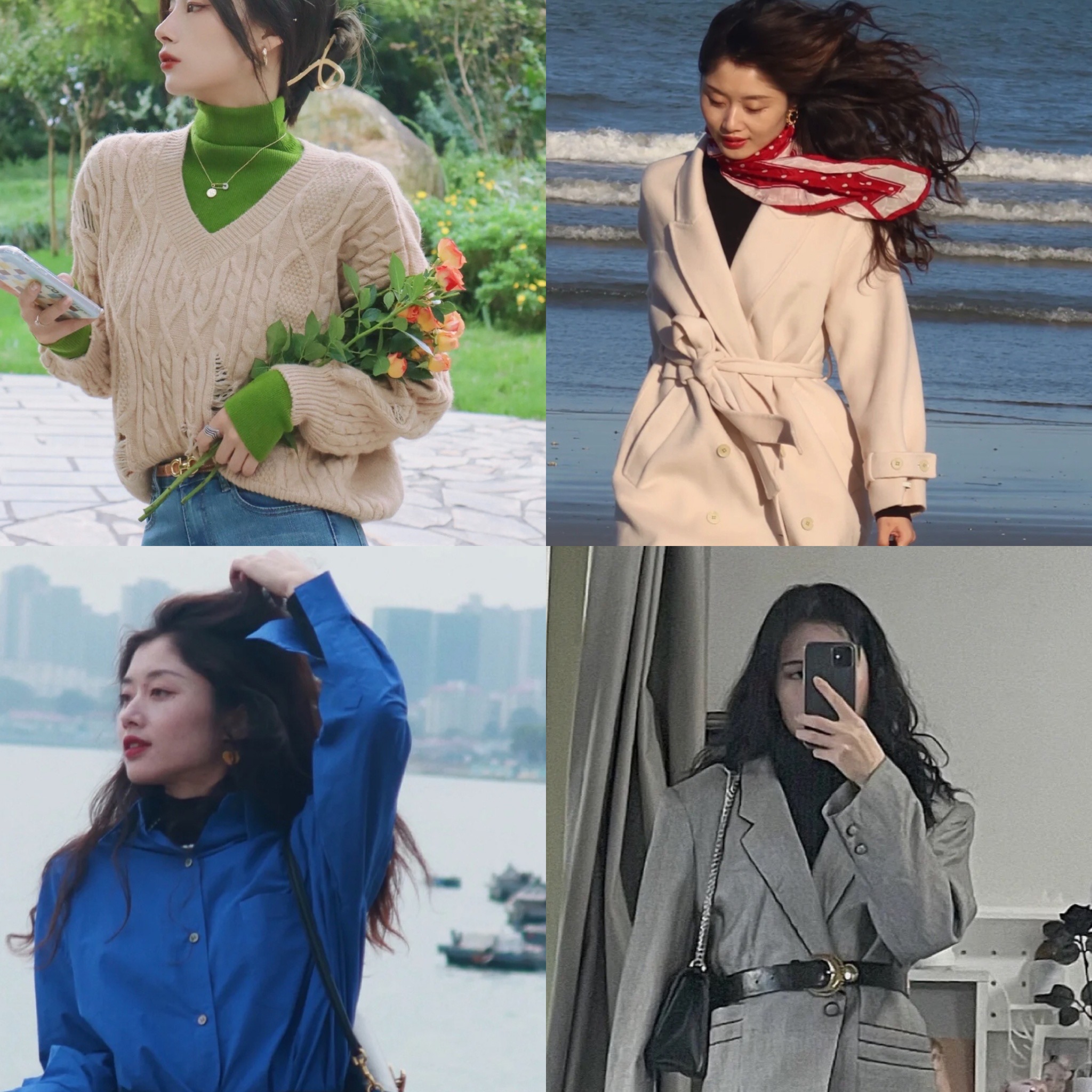 方脸女生如何打扮显脸小,短方脸女生合适什么风格