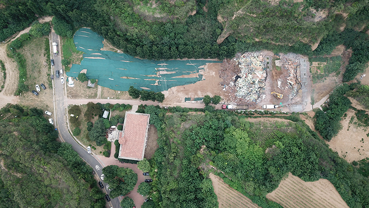 郑州五云山跑马场、停机坪等违建拆除完毕