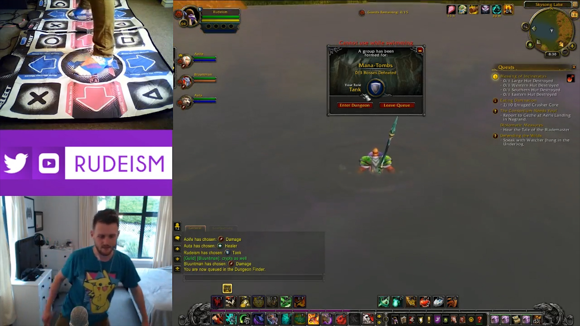 用跳舞毯玩英雄联盟,用跳舞机玩魔兽世界