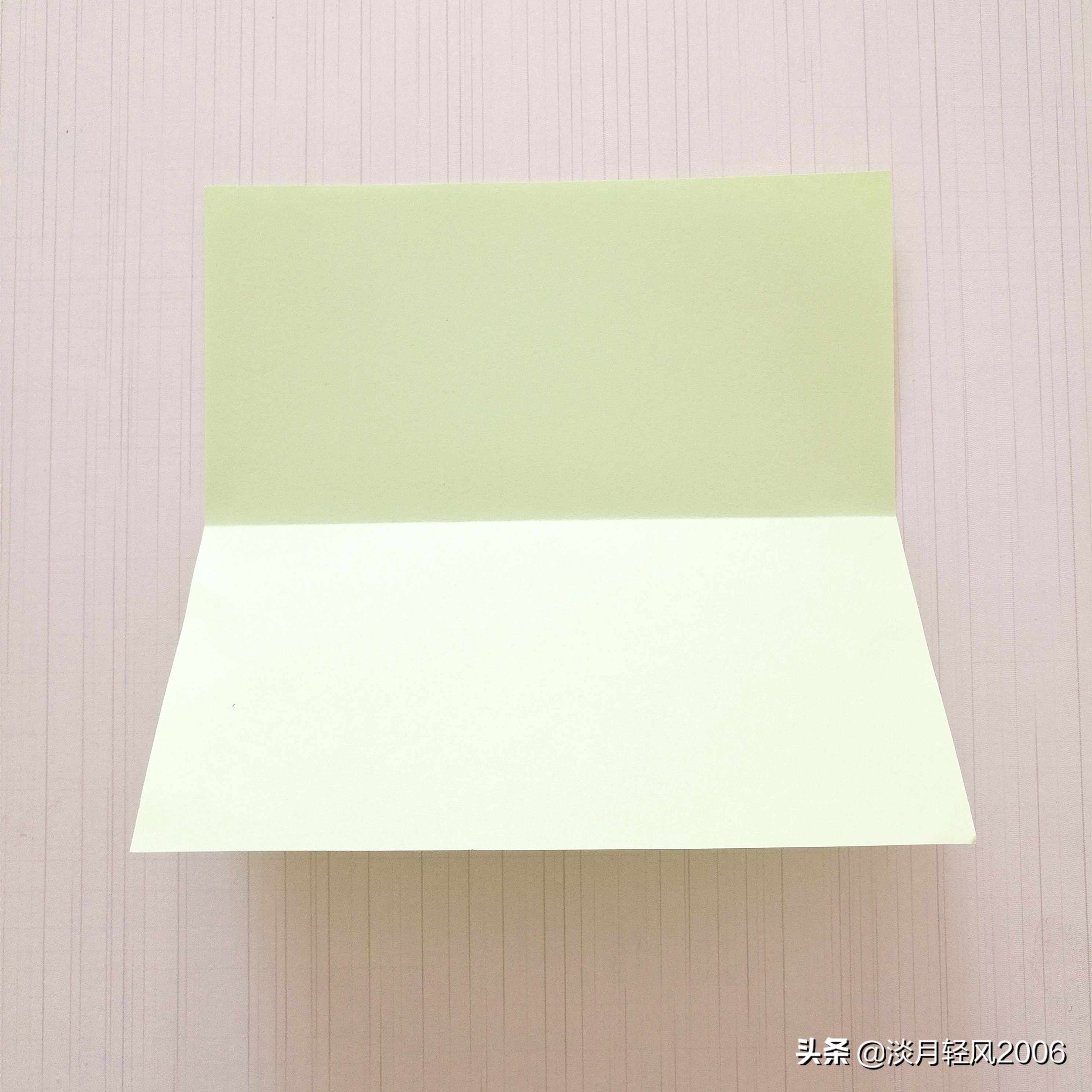 幼儿园手工折纸信封超简单,用正方形折纸做信封