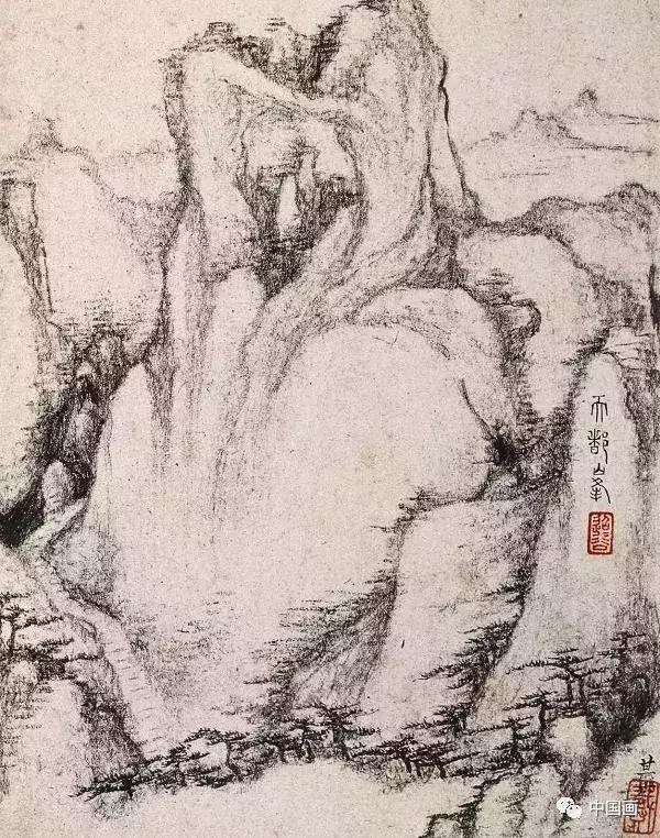 枯笔讲解,赏析枯笔