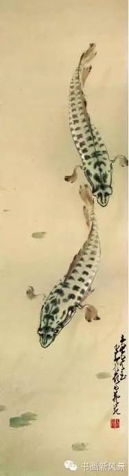 临岭南画派代表人物赵少昂笔意,赵少昂花鸟鱼虫作品