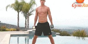 哑铃锻炼腹肌最快的方法图解,哑铃背部肌肉锻炼方法大全