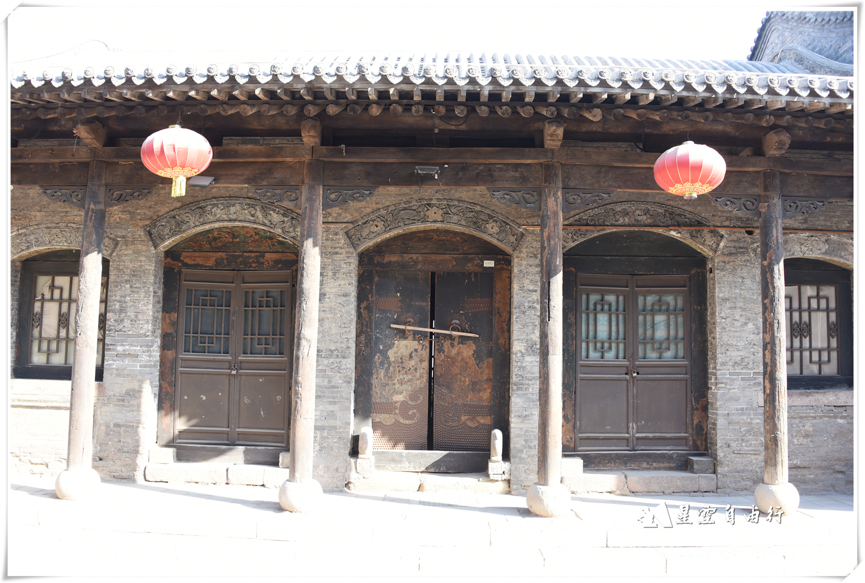 榆次凤鸣书院航拍,榆次老城凤鸣书院