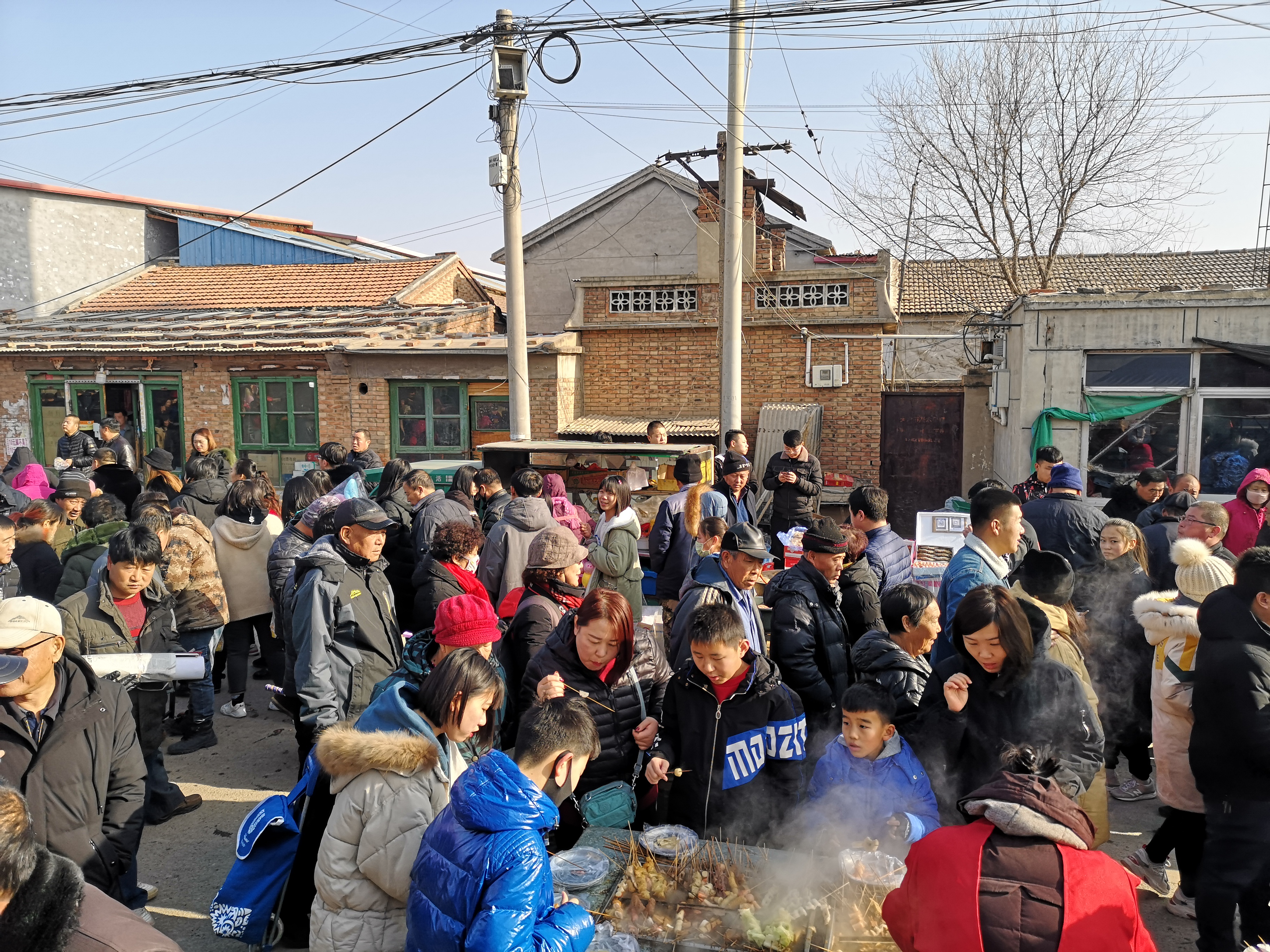 天津市武清区泗村店镇太子务村赶大集