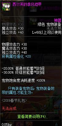 dnf2019春节套普通礼包,dnf2019春节礼包