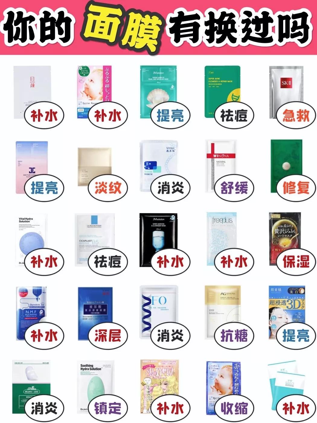 多款面膜推荐总有合适你的,20款好用的面膜都在这里
