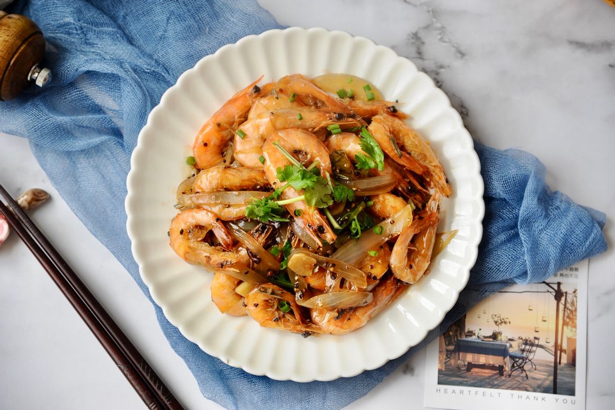 黑胡椒大虾的料汁怎么做,胡椒大虾最简单的做法