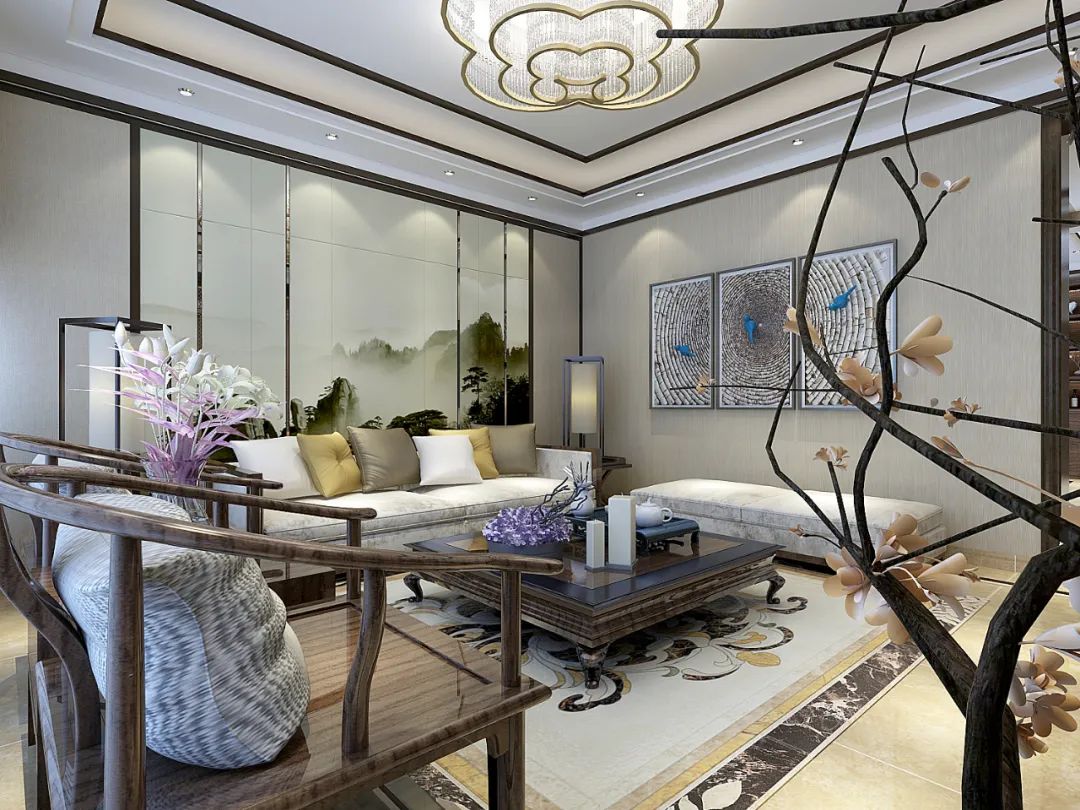 德州运河庭院,新中式庭院别墅装修设计