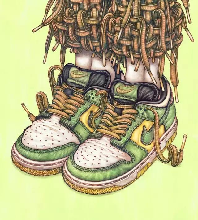 铅笔画耐克,耐克怎样画很好看