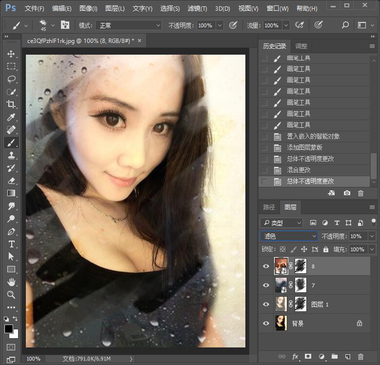 ps把人像背景调模糊,照片很模糊ps能够把人像调清晰吗