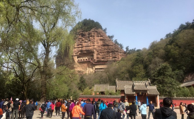 天水麦积山石窟是四大石窟吗,中国四大石窟麦积山风景区