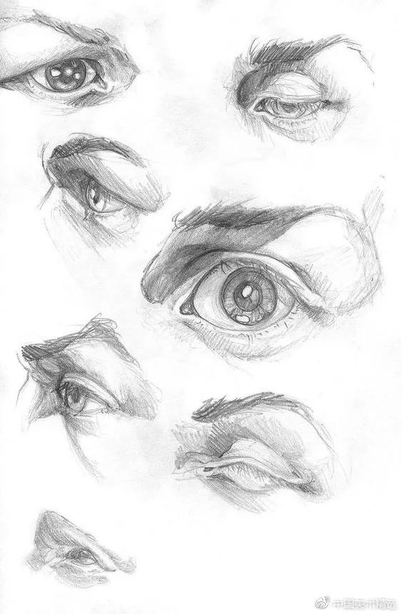 古风眼睛100种画法动漫,100种眼睛的画法大全
