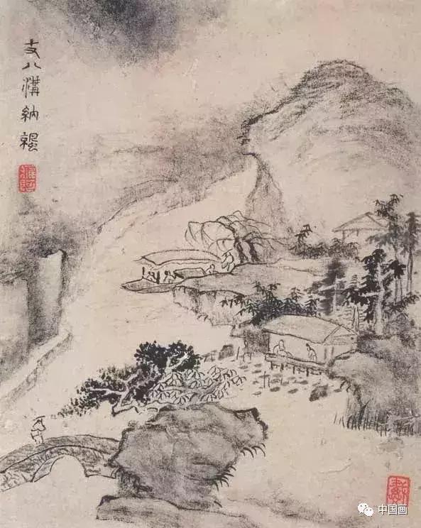 枯笔讲解,赏析枯笔